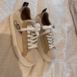 chloé designer brand shoes, worn once, size 37
